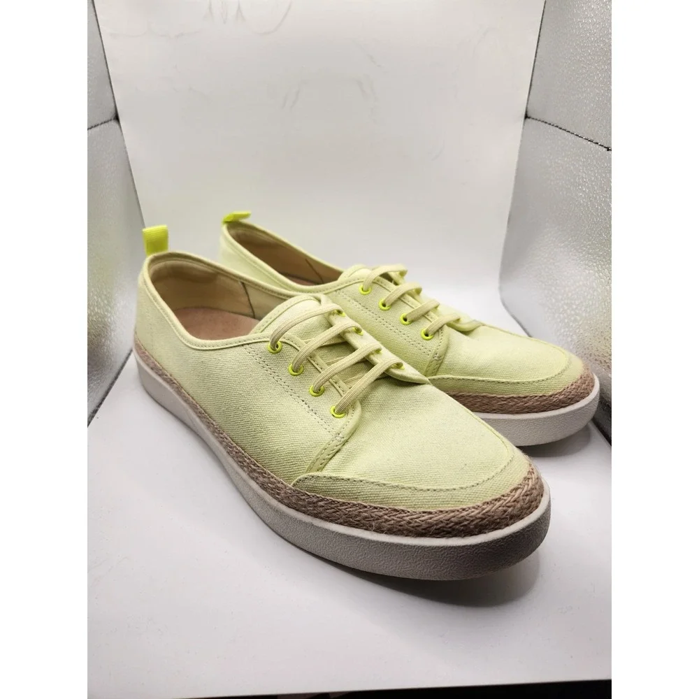 VIONIC Jovie Citrine Canvas Low Top Sneakers Womens‎ Size 9.5